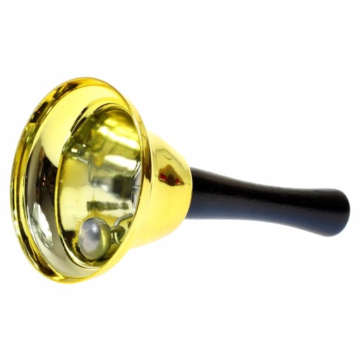 MIKULÁŠSKÝ ZVON - ZLATÝ Kov 12cm