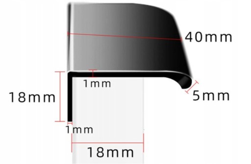 LOFT hranová rukoväť UA-A02 MATTE BLACK 96/120mm