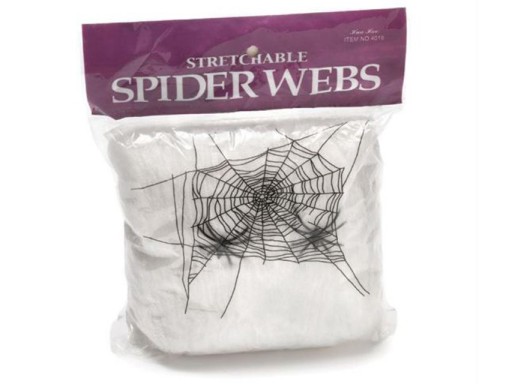 HALLOWEEN SPIDER WEB 60G BIELA