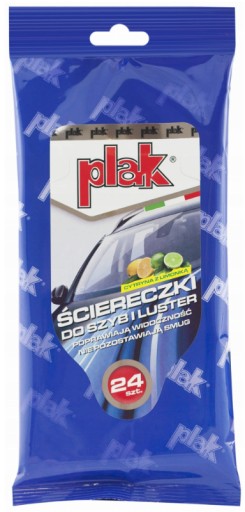 PLAK Wipes Vlhčené utierky na zrkadlové sklo