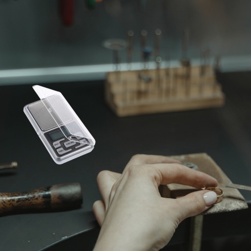 ELEKTRONICKÁ VÁHA NA ŠPERKY 0,01- 200g LCD VÁHA