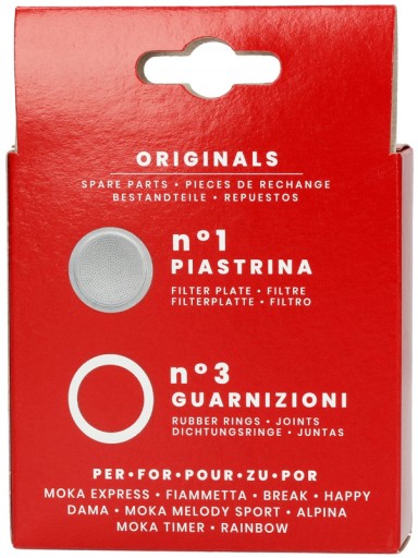 Tesnenia pre 4-tónové hliníkové kávovary Bialetti