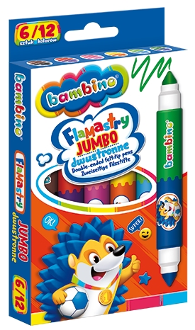 BAMBINO OBOJSTRANNÉ fixky - 6/12 farieb fixky
