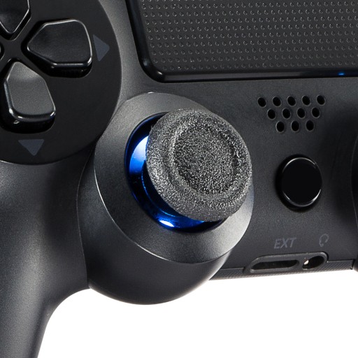 ANALOGOVÝ OVLÁDAČ MUSHROOM PRE PS4 PS5 PAD NÁMORNÍCKA MODRÁ - LESKLÁ METALIKA