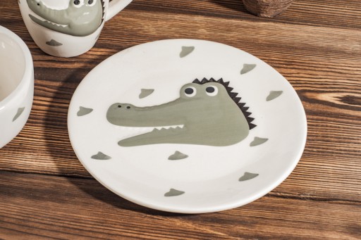 Tanierový tanier 21 cm krokodíl