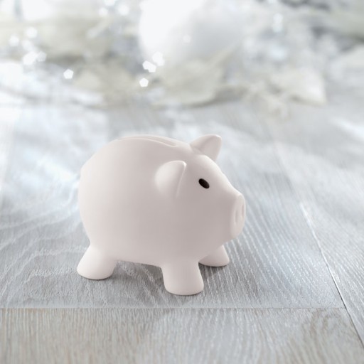 PRASIATKO Otváracie PVC modré 9x7x7cm na peniaze, mince