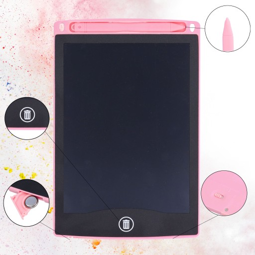 GRAFICKÝ TABLET PRE DETI, stylus, fixka, maľovanie, doska na kreslenie, 12