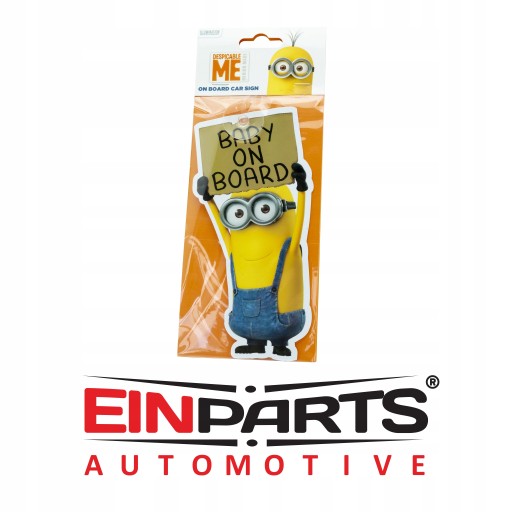 NÁLEPKA DIEŤA V AUTE - BIEŤA NA PALUBÍ MINIONS