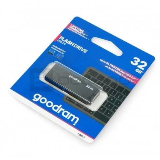 PENDRIVE 32GB GOODRAM USB 3.0 UME3 BLACK