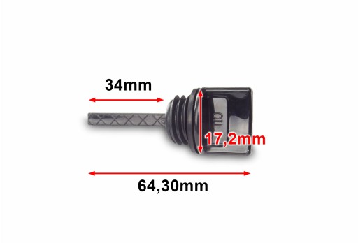 Uzáver plniaceho hrdla oleja s mierkou 17mm