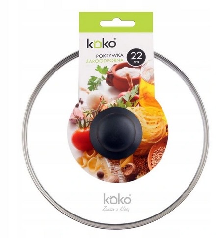 TEPLOTOLNÁ SKLENENÁ KRVÍČKA NA HRNEC 22CM
