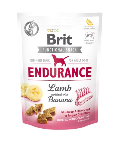 Brit Care Funkčný snack pre psov ENDURANCE Lamb 150g