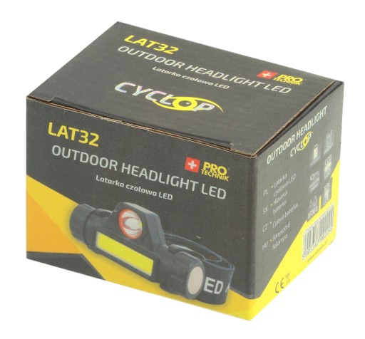 LED HLAVNÁ LAMPA S MAGNETOM