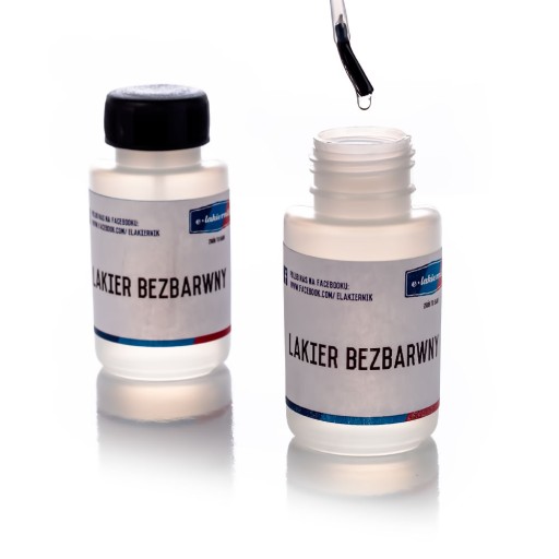 Car Clear Coat 50ml + 2 štetce Fľaša E-lak