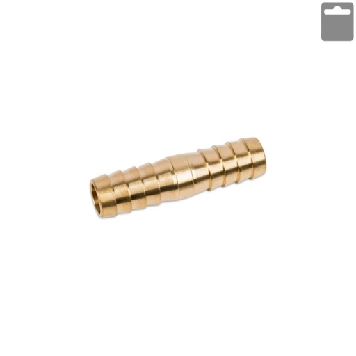 Mosadzný káblový konektor, 2 strany, rovný, 12,5 mm