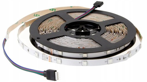 VODEODOLNÉ FAREBNÉ LED RGB LED PÁS VODEODOLNÉ SAMOLEPIACI 5m + DIAĽKOVÉ OVLÁDANIE