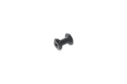 Skrutka s priechodným otvorom 'Chicago' - Flat Top - 9,6 mm
