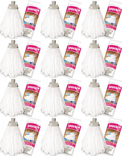 Biela syntetická hlava mopu Maxi YORK 078020 x4