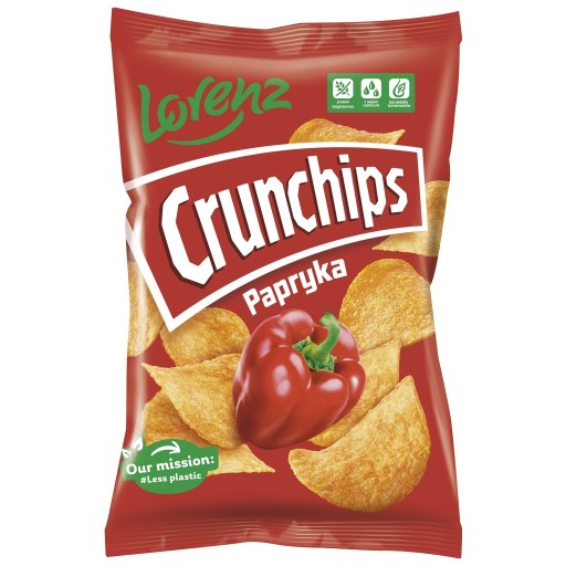 CRUNCHIPS Paprikové chrumky Classic Simple 140g LORENZ