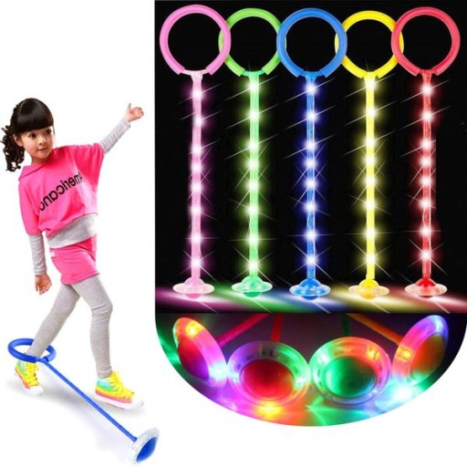 HULA HOP ŠVIHÁK NA NOHY S OSVETĽOVACÍMI LED