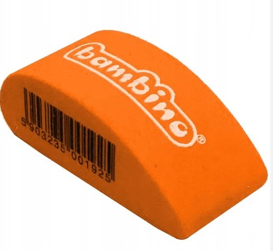 BAMBINO guma na myš, ORANŽOVÁ