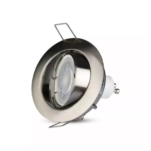 V-TAC GU10 Očko okrúhle pohyblivé Satin VT-779
