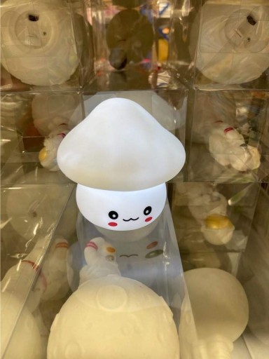 Hubová nočná lampa Silikónová LED hubová lampa
