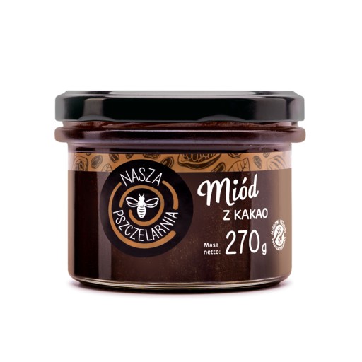 Krémový viackvetový nektárový med S KAKAOM 0,27 kg
