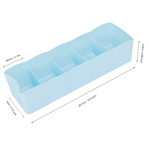 Organizér Zásobník Úložný box pre šatníkovú zásuvku na spodnú bielizeň Socks Kravata