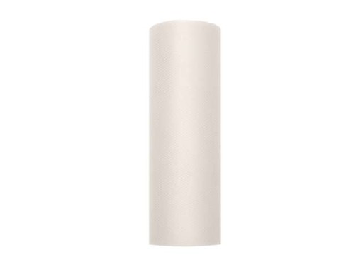 Tyl na cievke 15 cm x 9 m KRÉMOVÁ svadba