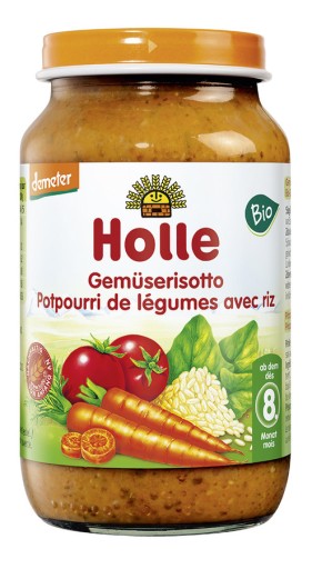 Holle Zelenina s ryžovým rizotom bio 220g