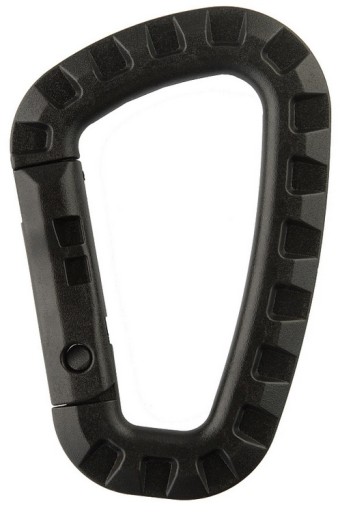 M-TAC Plastová karabína SHAKEL BLACK KEYRING