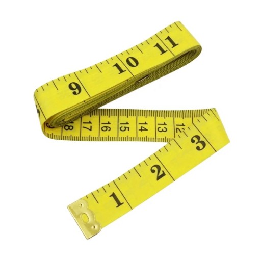 Centimeter Krajčírsky meter Rolovacia miera 150 cm