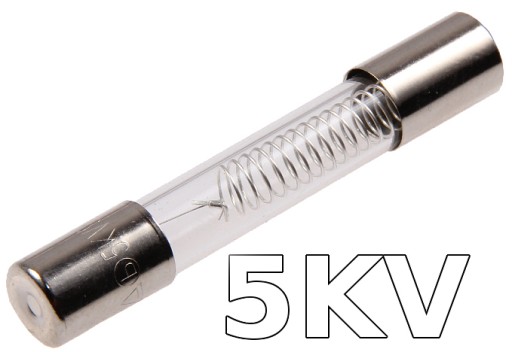 Mikrovlnná poistka 0,7A 40mm kryt zásuvky