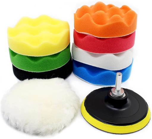 SADA LEŠTIACEJ HUBKY NA FARBU 80 mm PODLOŽKY 9 ks