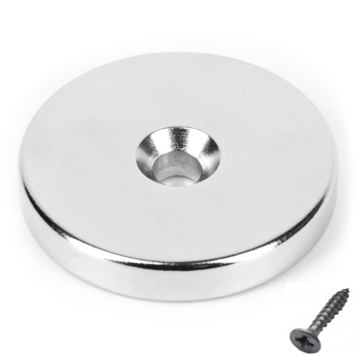 NEODYMIOVÝ MAGNET 25x7,5/4,5x5 NA SKRUT