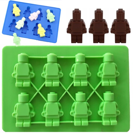 LEGO people SILIKÓNOVÝ MOL NA zdobenie praliniek, ľadu a želé