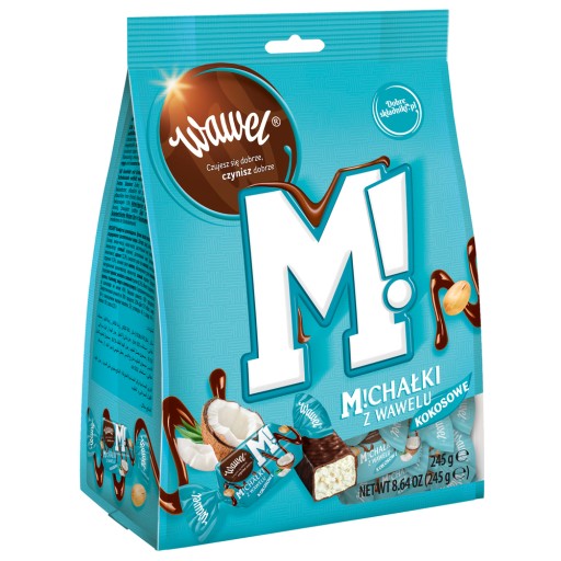 1x245g WAWEL Michałki z Wawelu kokosové cukríky