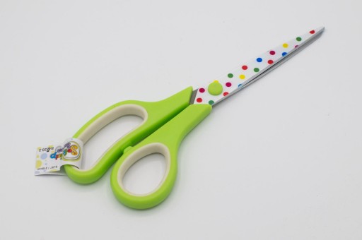 NOŽNICE KRAJČÍRSKE 21 cm BODKY