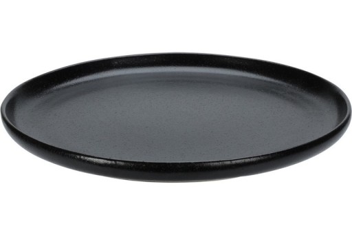 Kameninový tanier, 26 cm, čierny