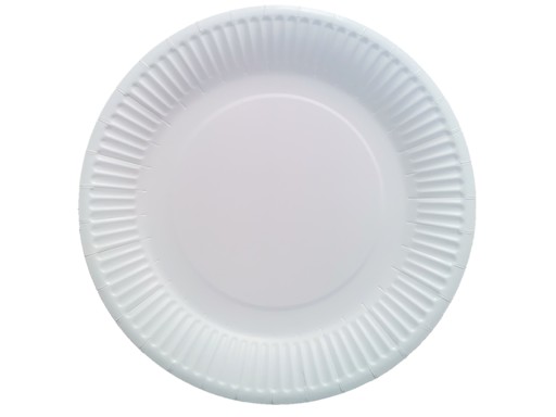 TANIERE Z BIELEHO PAPIERA 23cm JEDNORÁZOVÉ 100 ks