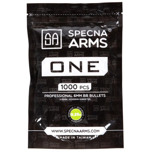 Strely Specna Arms ONE ASG 0,25 g 1000 ks - Biela