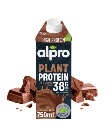Alpro Vysokoproteínový sójový proteínový nápoj s príchuťou čokolády 750 ml