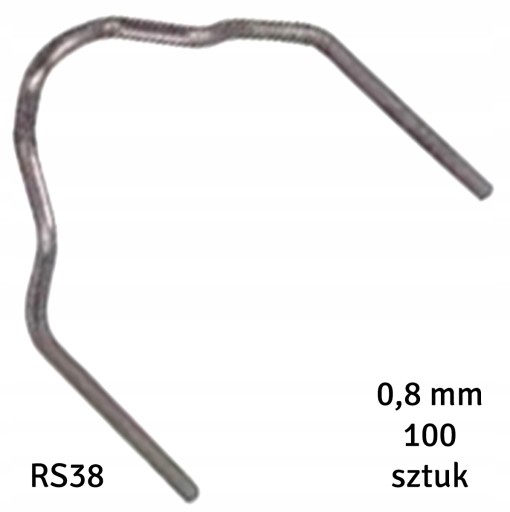 SVORKY DO ZVÁRAČKY PLASTOV RS38 ROHOVÝ 0,8MM 100 KS AG713D