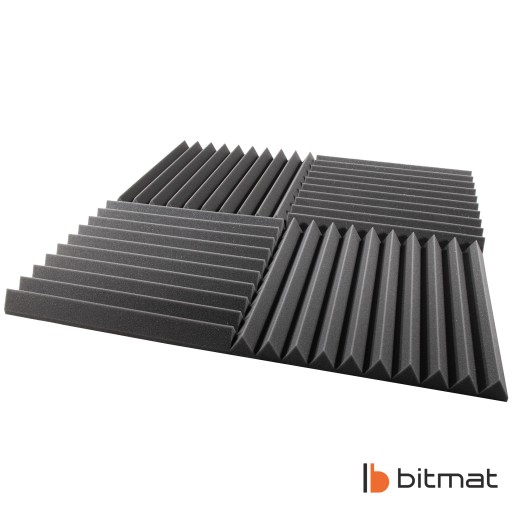 Akustické tlmenie PANEL Absorber WALL WEDGE štvorcová akustická skúšobňa