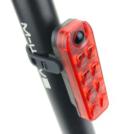 Lampa, zadná cyklistická lampa USB 300lm - LED