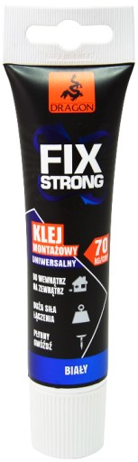 DRAGON FIX STRONG Univerzálne montážne lepidlo WHITE, tuba 140 g