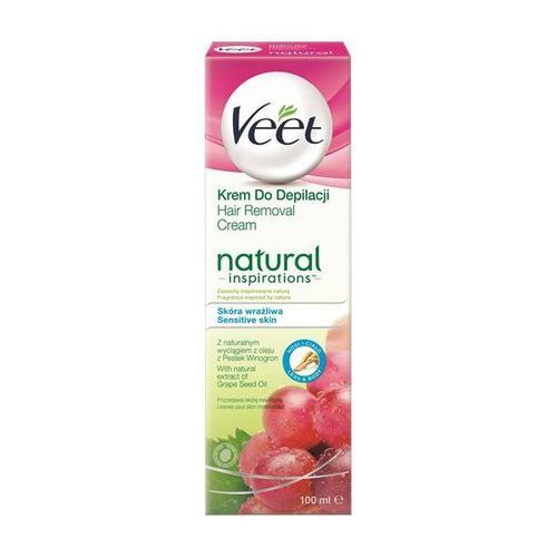 VEET Natural Inspirations Depilačný krém na nohy pre citlivú pokožku 100 ml
