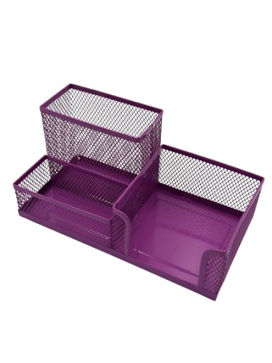 Pen&GO Organizér na perá na stôl sieťový box na náradie PG9058 Purple