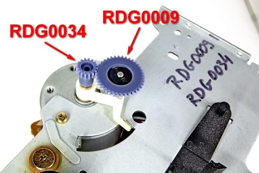PANASONIC TECHNICS RS-B...RS-BX... ozubené koleso RDG0034